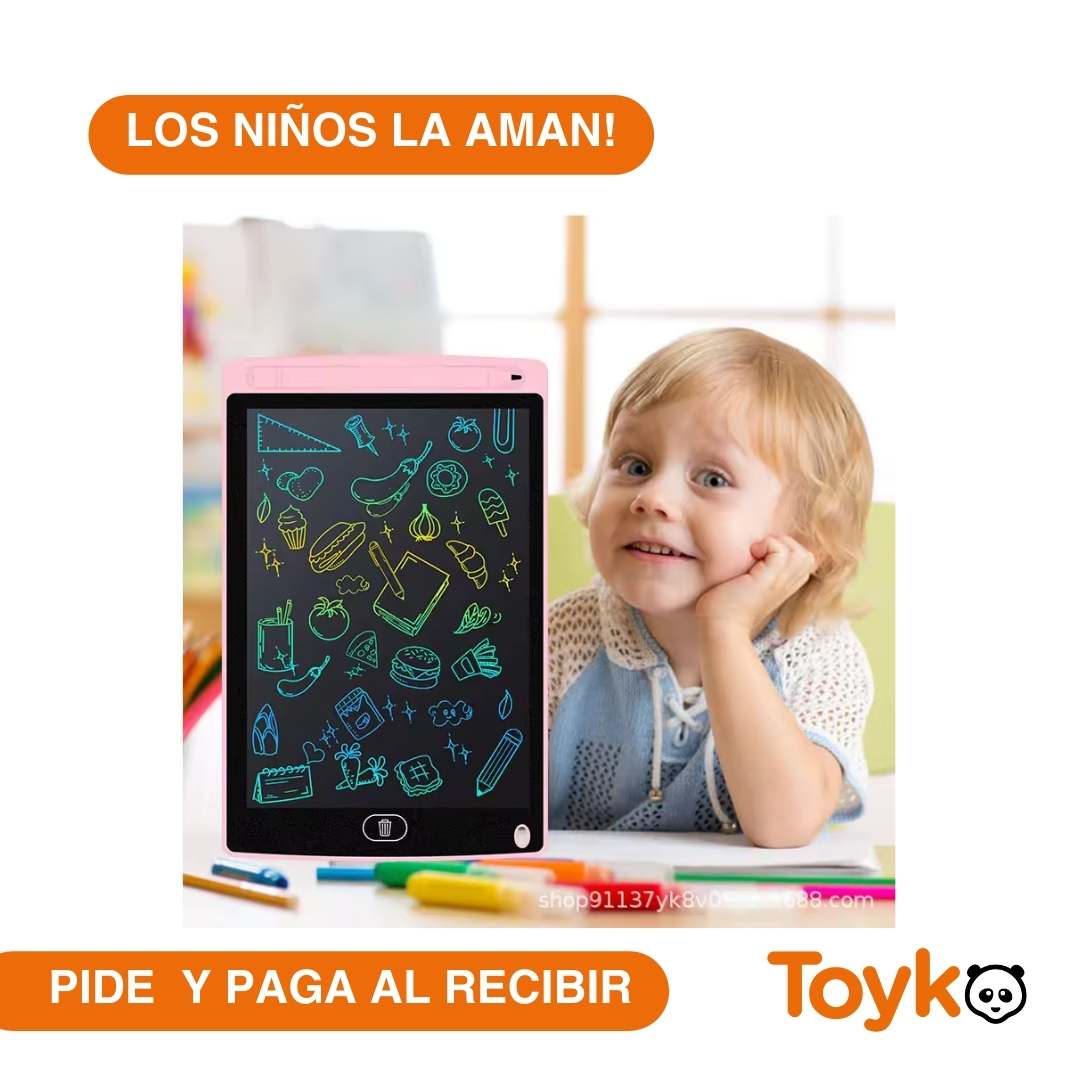 TABLET MAGICA BORRABLE PARA DIBUJAR / TAMAÑO PANTALLA 22CM LARGO x 14CM DE ANCHO