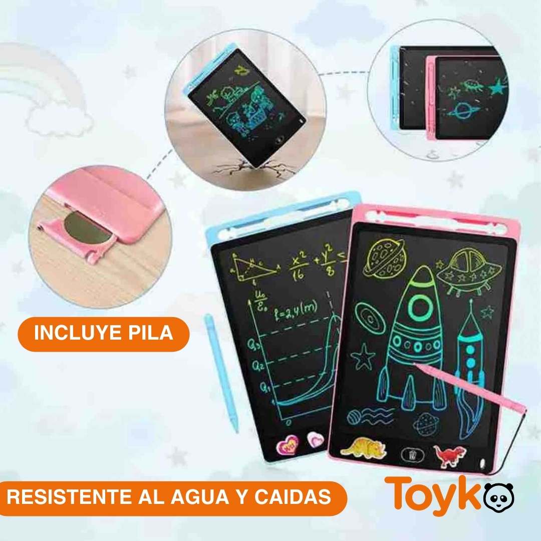 TABLET MAGICA BORRABLE PARA DIBUJAR / TAMAÑO PANTALLA 22CM LARGO x 14CM DE ANCHO
