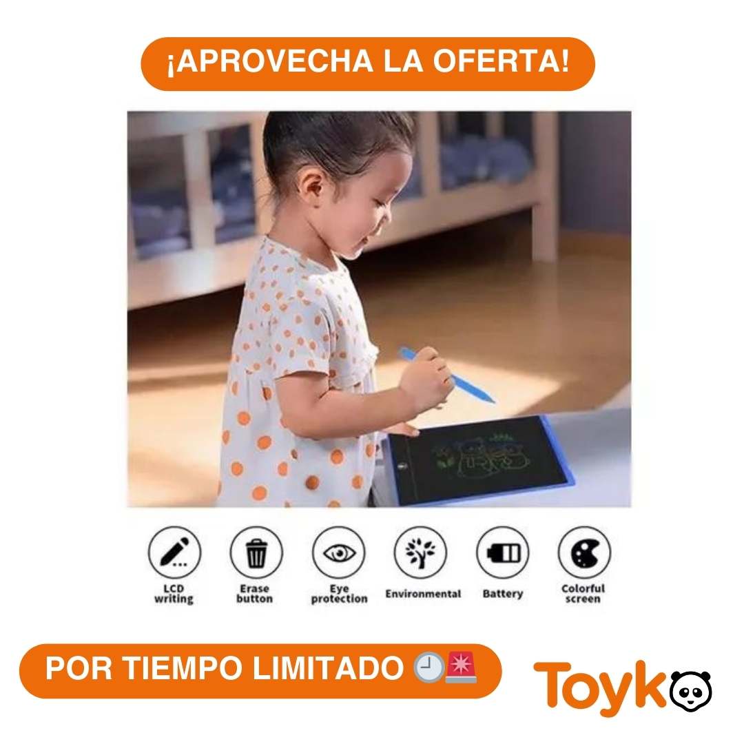 TABLET MAGICA BORRABLE PARA DIBUJAR / TAMAÑO PANTALLA 22CM LARGO x 14CM DE ANCHO