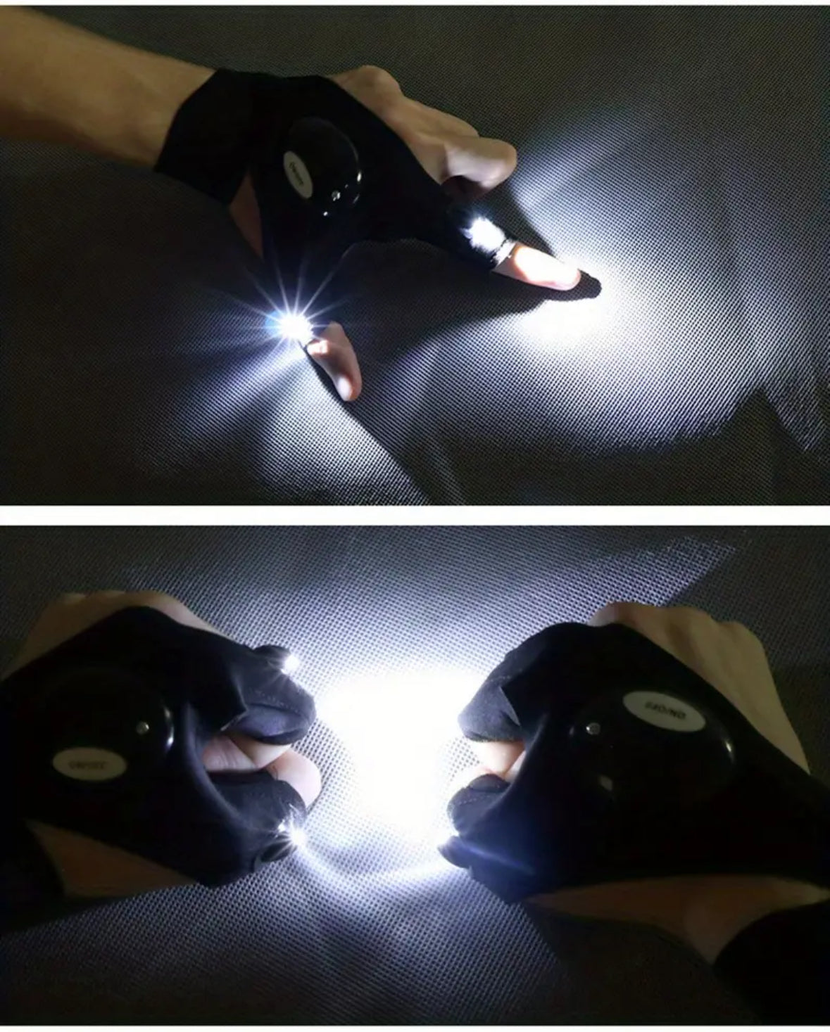 GLOWFLEX® GUANTES CON LINTERNA LED ¡50% DE DESCUENTO!