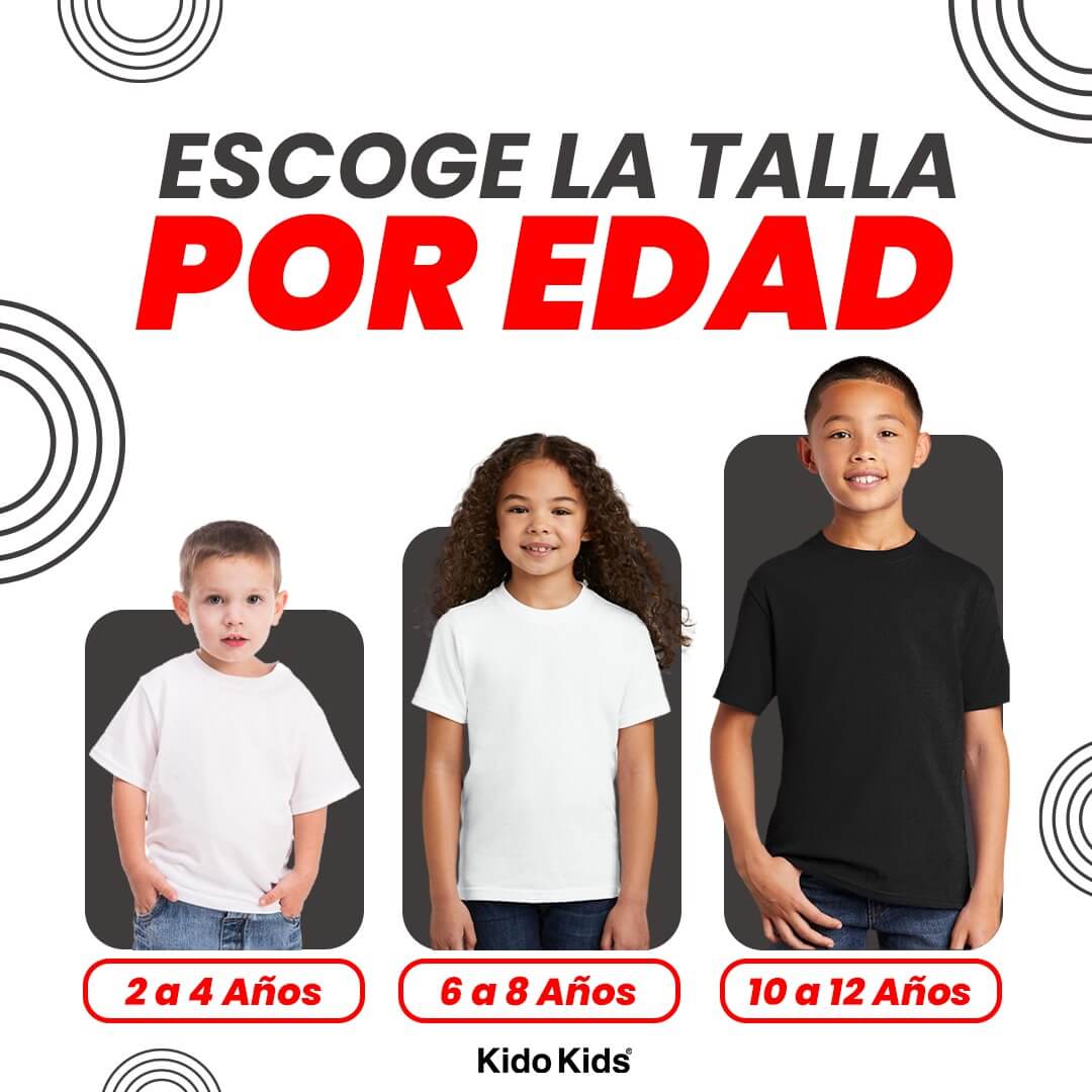¡Paquete de 4 Camisetas Básicas Unisex para Niños!