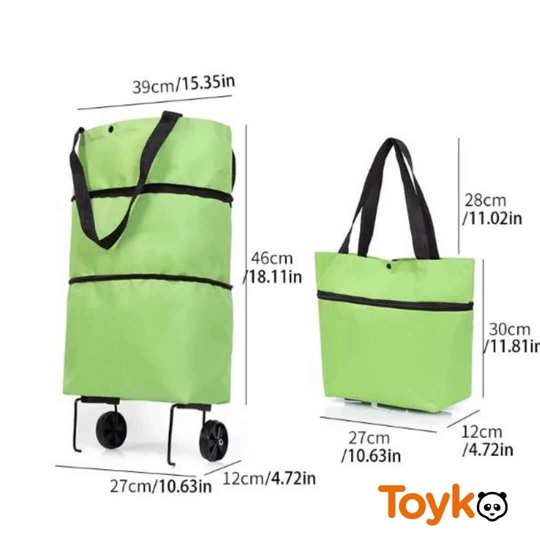 CARRITO PLEGABLE PARA MERCAR / ES PORTATIL, MUY RESISTENTE Y LE CABE DE TODO!