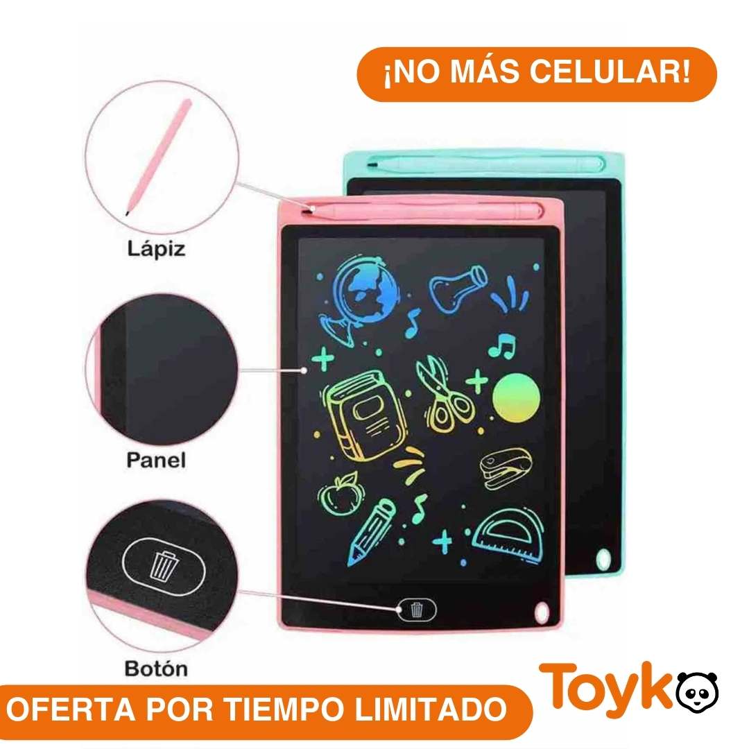 TABLET MAGICA BORRABLE PARA DIBUJAR / TAMAÑO PANTALLA 22CM LARGO x 14CM DE ANCHO