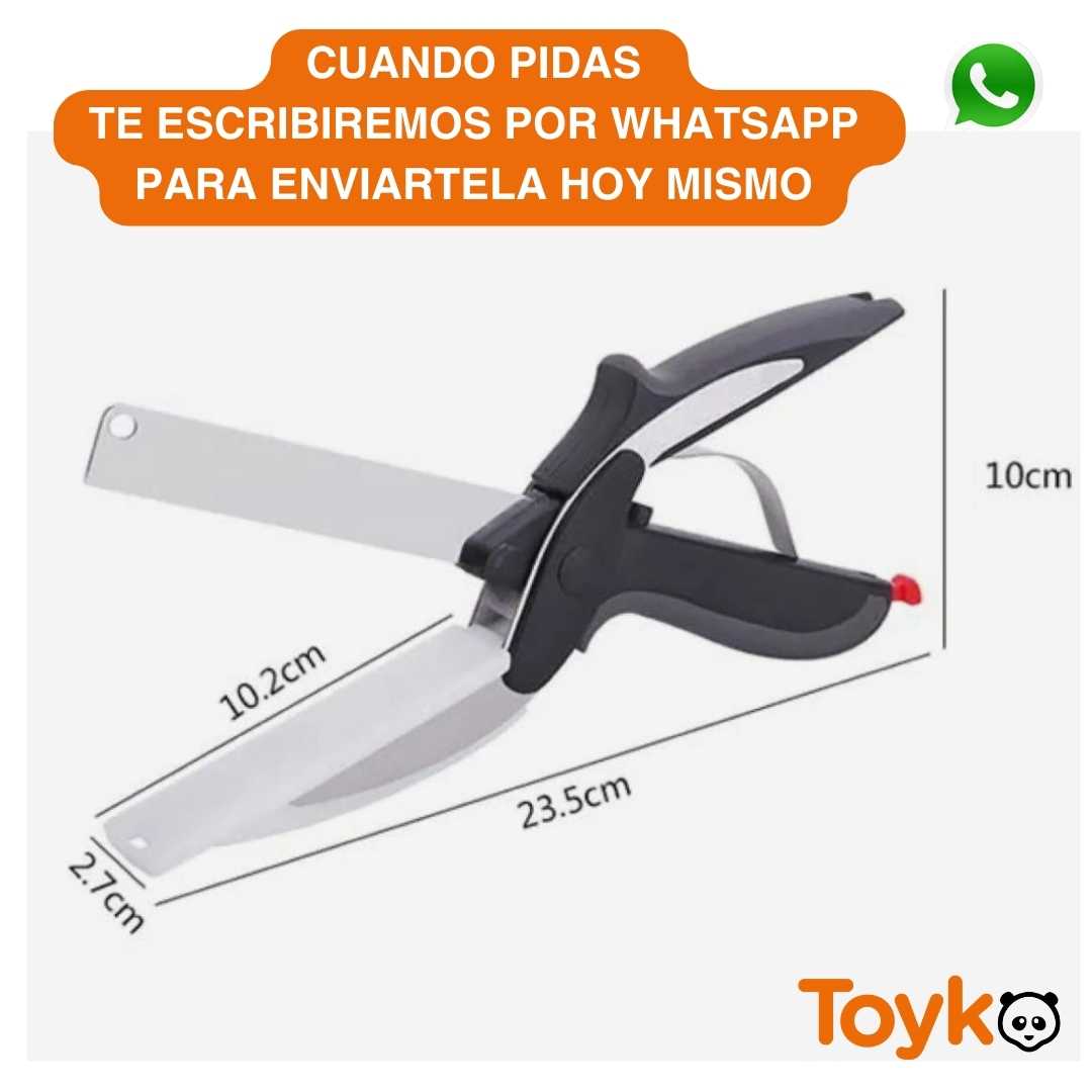 TIJERA CULINARIA MULTIFUNCIONAL DE ACERO INOXIDABLE