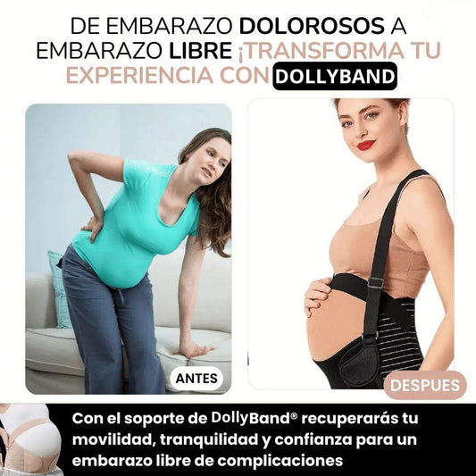 DOLLYBAND® CINTURÓN DE MATERNIDAD, REDUCE DOLORES Y CANSANCIO.