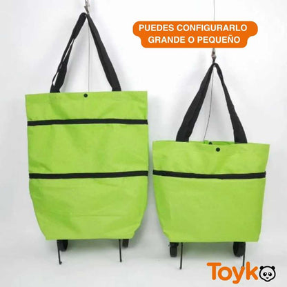 CARRITO PLEGABLE PARA MERCAR / ES PORTATIL, MUY RESISTENTE Y LE CABE DE TODO!