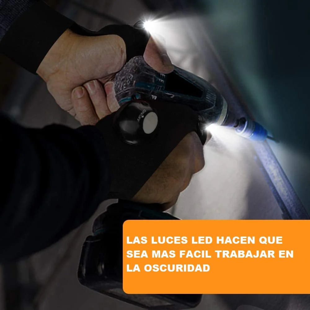 GLOWFLEX® GUANTES CON LINTERNA LED ¡50% DE DESCUENTO!
