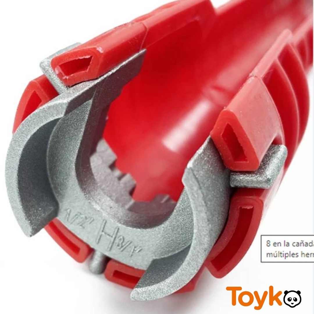 LLAVE MULTI FUNCIÓN PARA PLOMERIA  / ¡8 FUNCIONES EN LA MISMA HERRAMIENTA!