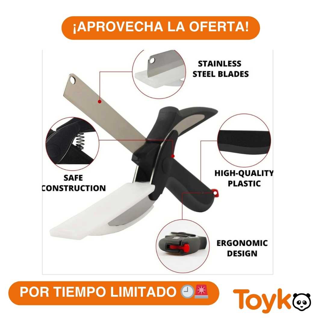 TIJERA CULINARIA MULTIFUNCIONAL DE ACERO INOXIDABLE