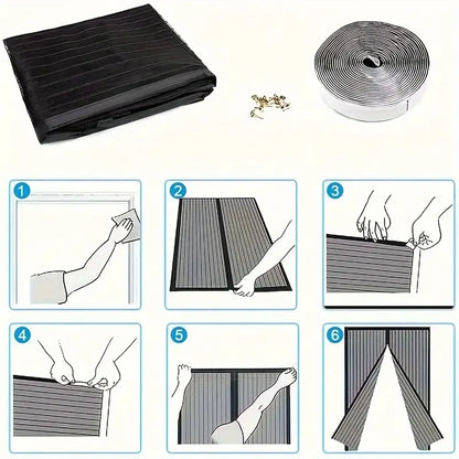 MAGIC MESH® Cortina magnetica contra Zancudos, moscas y mosquitos.