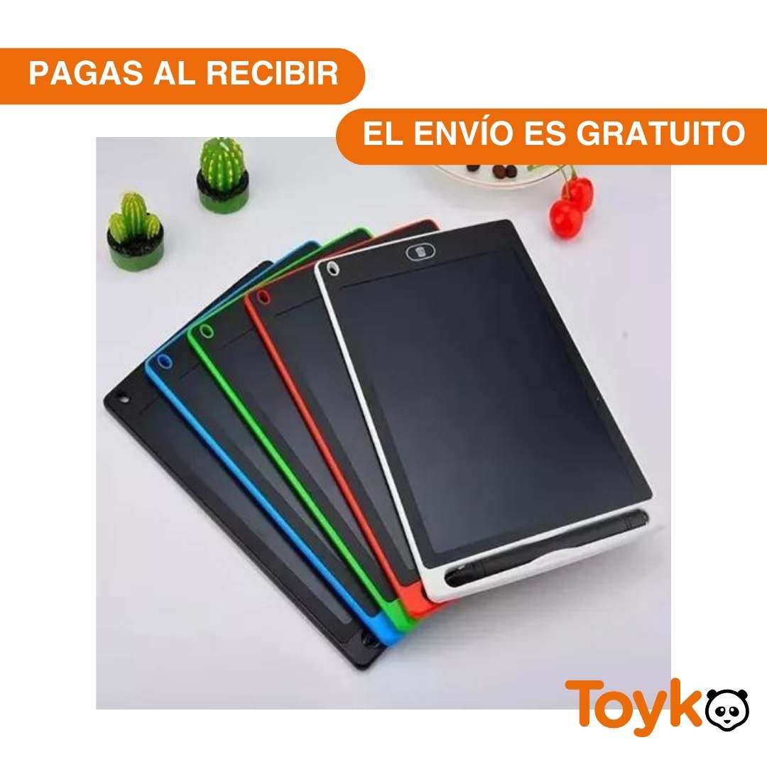 TABLET MAGICA BORRABLE PARA DIBUJAR / TAMAÑO PANTALLA 22CM LARGO x 14CM DE ANCHO