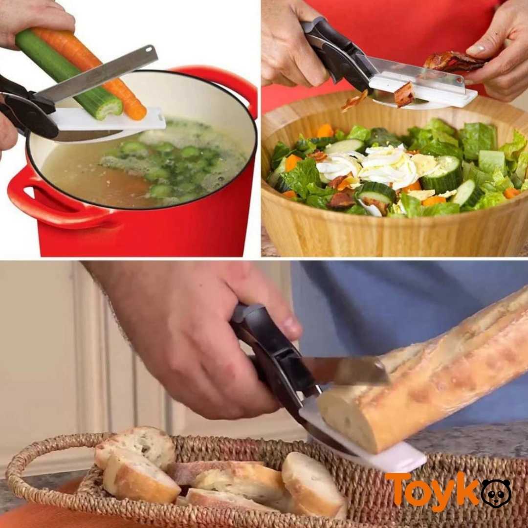 TIJERA CULINARIA MULTIFUNCIONAL DE ACERO INOXIDABLE