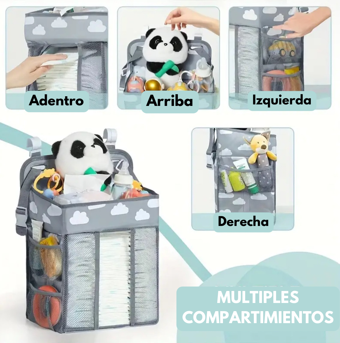 ORGANIZADOR DE PAÑALES PARA BEBÉ 👶