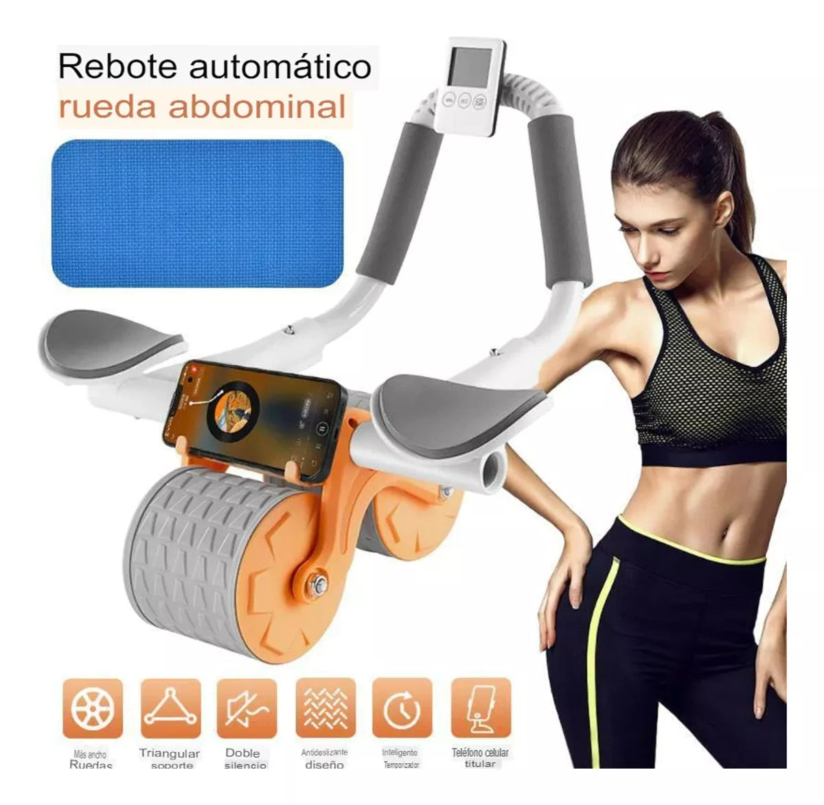 RODILLO ABDOMINAL FULL BODY PRO 50% DE DESCUENTO