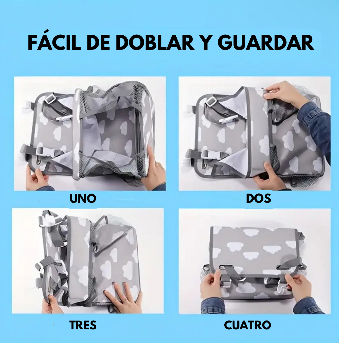 ORGANIZADOR DE PAÑALES PARA BEBÉ 👶