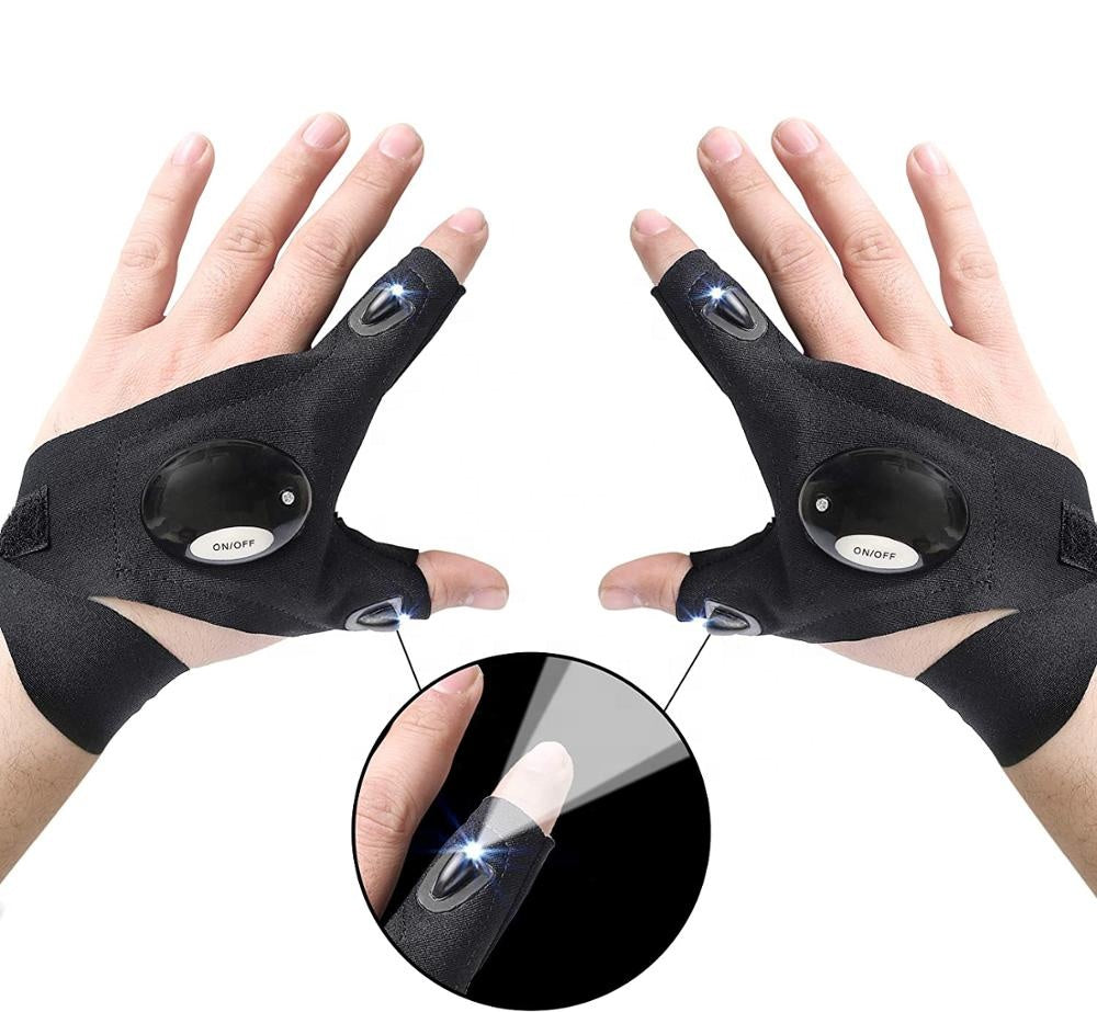 GLOWFLEX® GUANTES CON LINTERNA LED ¡50% DE DESCUENTO!
