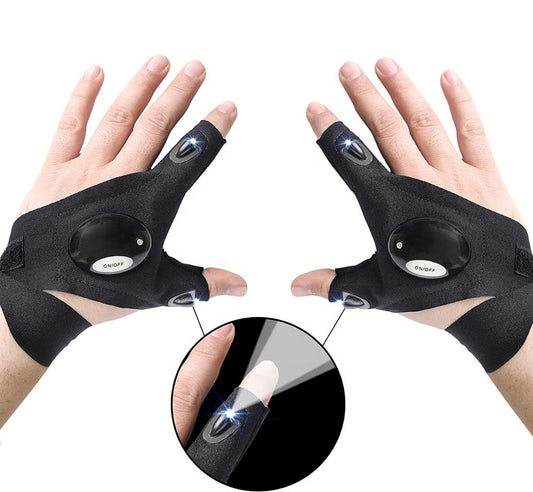 GLOWFLEX® GUANTES CON LINTERNA LED ¡50% DE DESCUENTO!