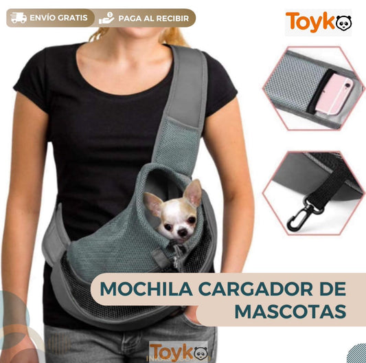 MOCHILA CARGADOR DE MASCOTAS 50% DE DESCUENTO