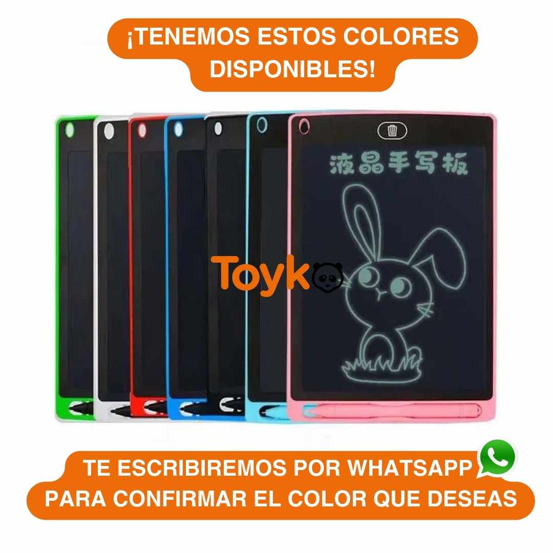 TABLET MAGICA BORRABLE PARA DIBUJAR / TAMAÑO PANTALLA 22CM LARGO x 14CM DE ANCHO