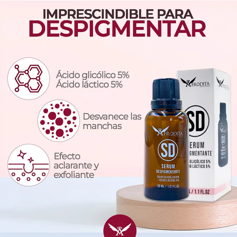 SERUM DESPIGMENTANTE Y ACLARANTE AFRODITA 50% DE DESCUENTO