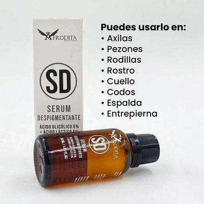 SERUM DESPIGMENTANTE Y ACLARANTE AFRODITA 50% DE DESCUENTO